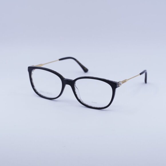 🕶️ New Jimmy Choo JC302 07T3 00 Eyeglasses - Black/Gold Frame 53mm - Picture 4 of 10